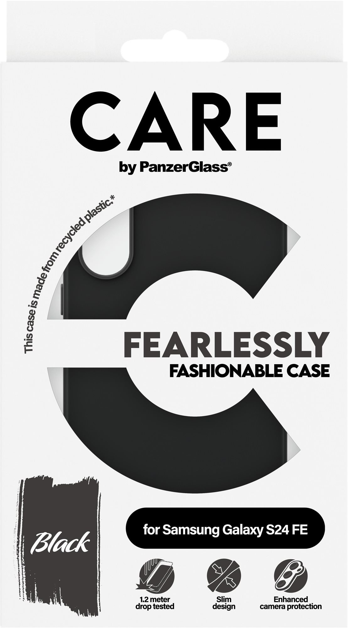 PanzerGlass CARE kryt Samsung Galaxy S24 FE Fearlessly černý