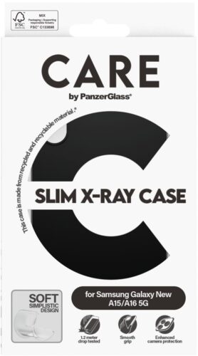 PanzerGlass CARE kryt Samsung Galaxy A16/A16 5G X-ray černý