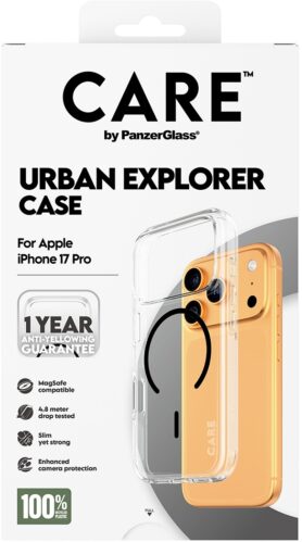 PanzerGlass CARE kryt Apple iPhone 17 Pro Urban čirý/černý MagSafe