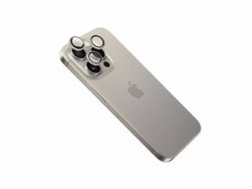 FIXED Camera Glass pro Apple iPhone 15 Pro/15 Pro Max přírodní titan