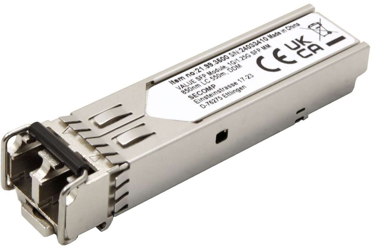 Value SFP 1000 Base-SX, 2 × LC, multi mode, 850 nm, DDM, 550 m