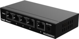 Ruijie Networks Reyee RG-ES205GC, 5-Port Gigabit Cloud Mananged Non-PoE Switch