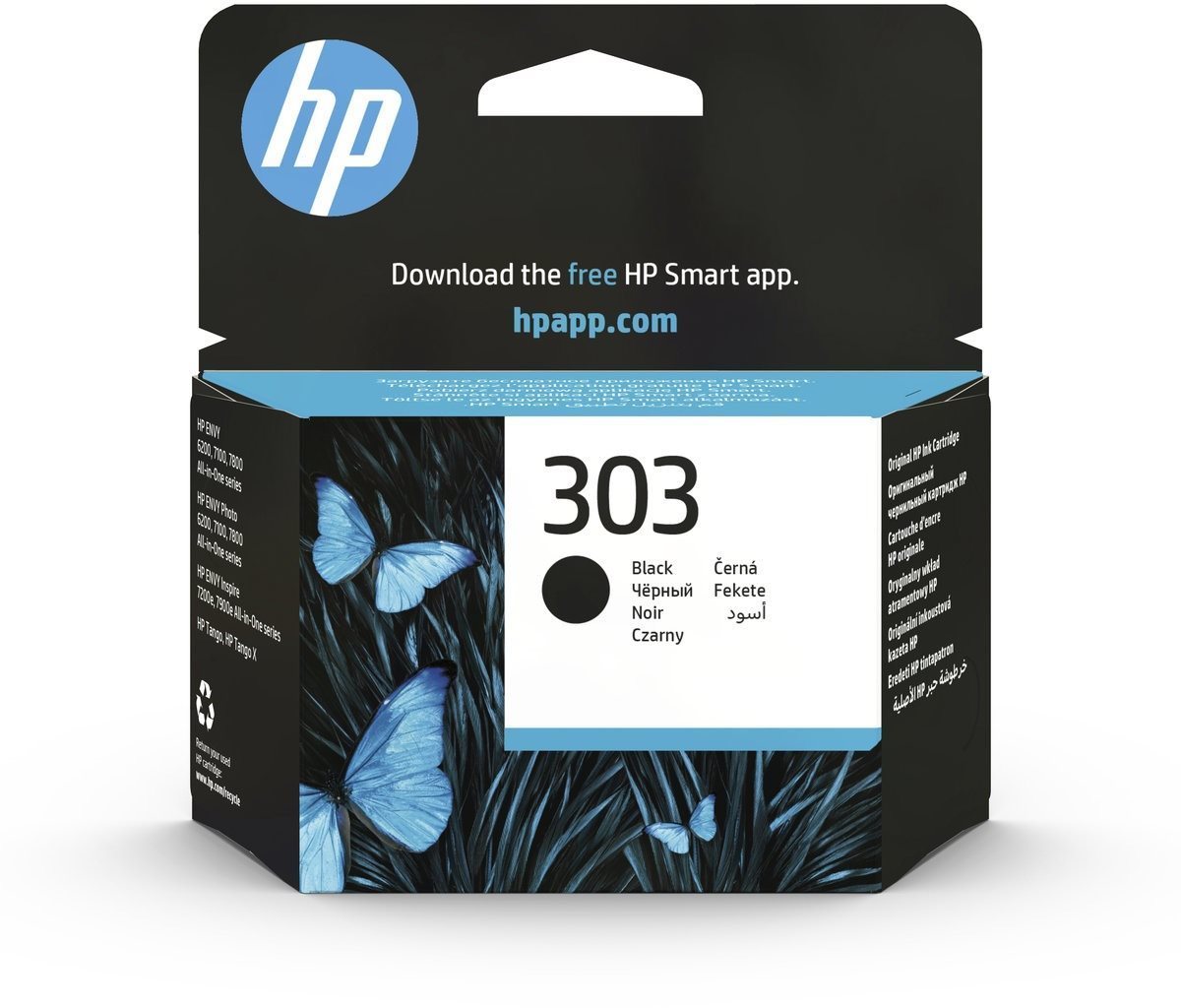 HP T6N02AE č. 303 černá