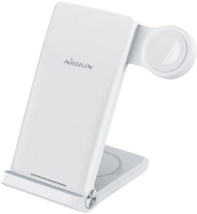 Nillkin PowerTrio 3v1 Bezdrátová Nabíječka pro Apple Watch White (MFI)