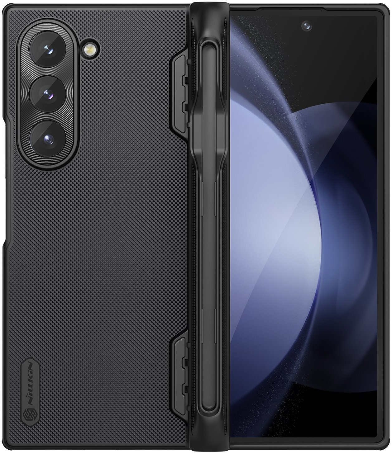 Nillkin Super Frosted FOLD Slot Zadní Kryt pro Samsung Galaxy Z Fold 6 Black