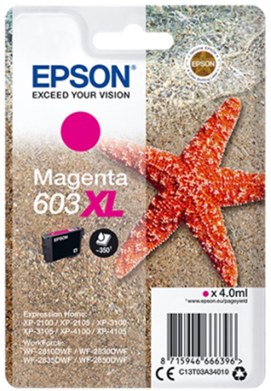 Epson 603XL purpurová