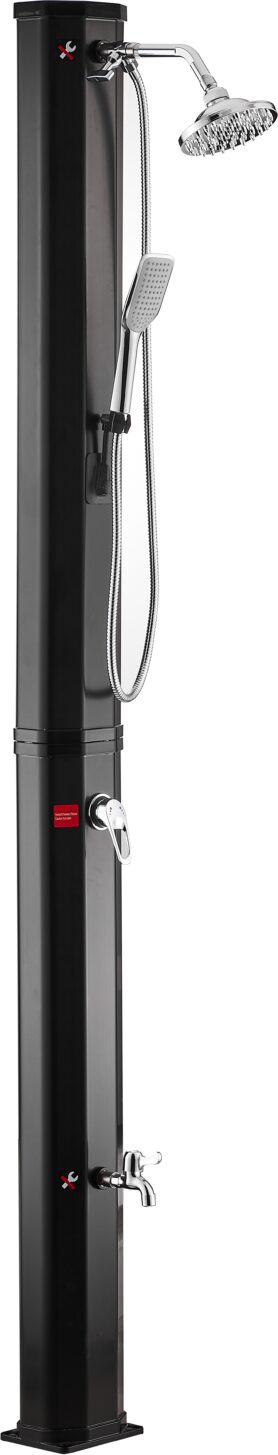 SNUOFAN KR106 Sprcha solární, 35 l, ruční sprcha, černá