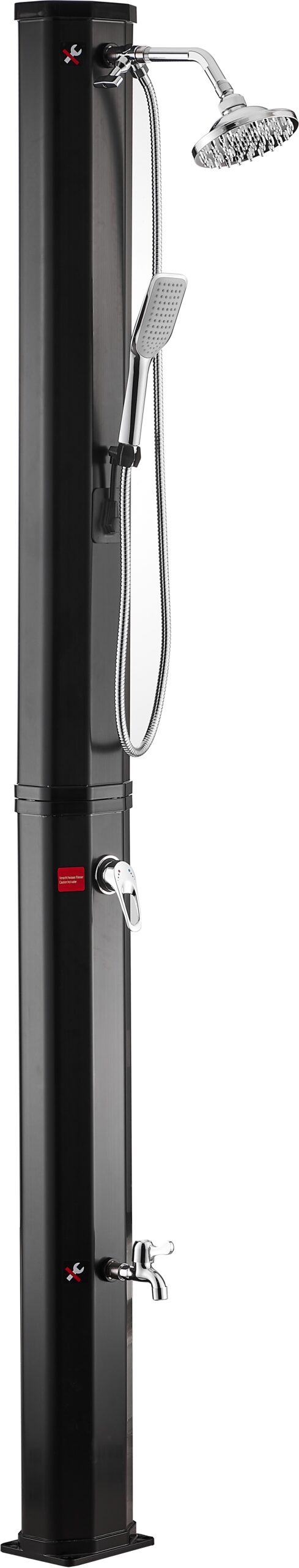 SNUOFAN KR106 Sprcha solární, 35 l, ruční sprcha, černá