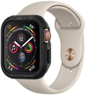 Spigen Rugged Armor Black Apple Watch 6/SE/5/4 40mm