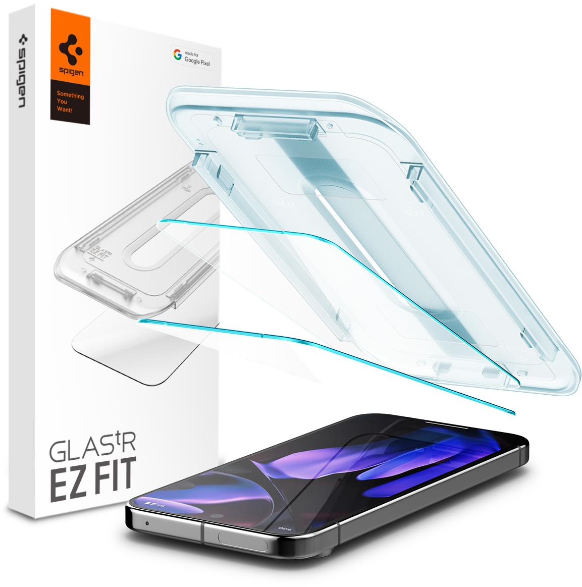 Spigen Glass tR EZ Fit 2 Pack Transparency - Google Pixel 9/10 Pro/Pixel 9/10