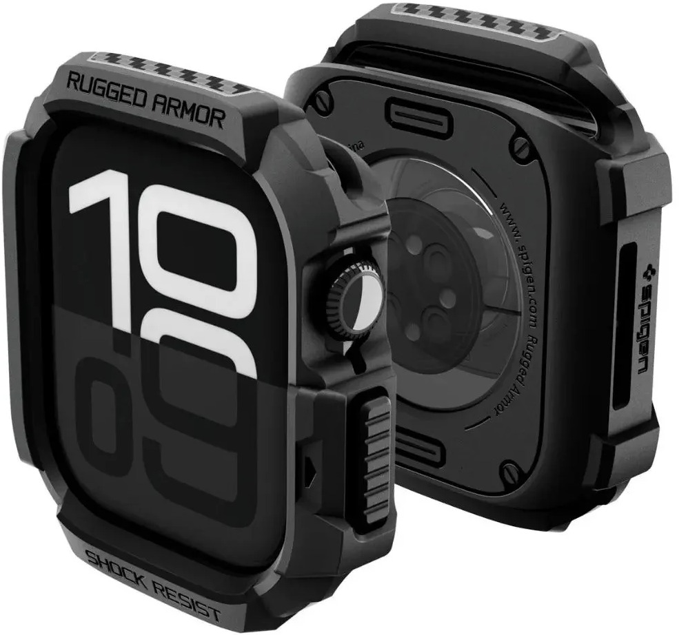 Spigen Rugged Armor 2 Matte Apple Watch 11 42mm Black