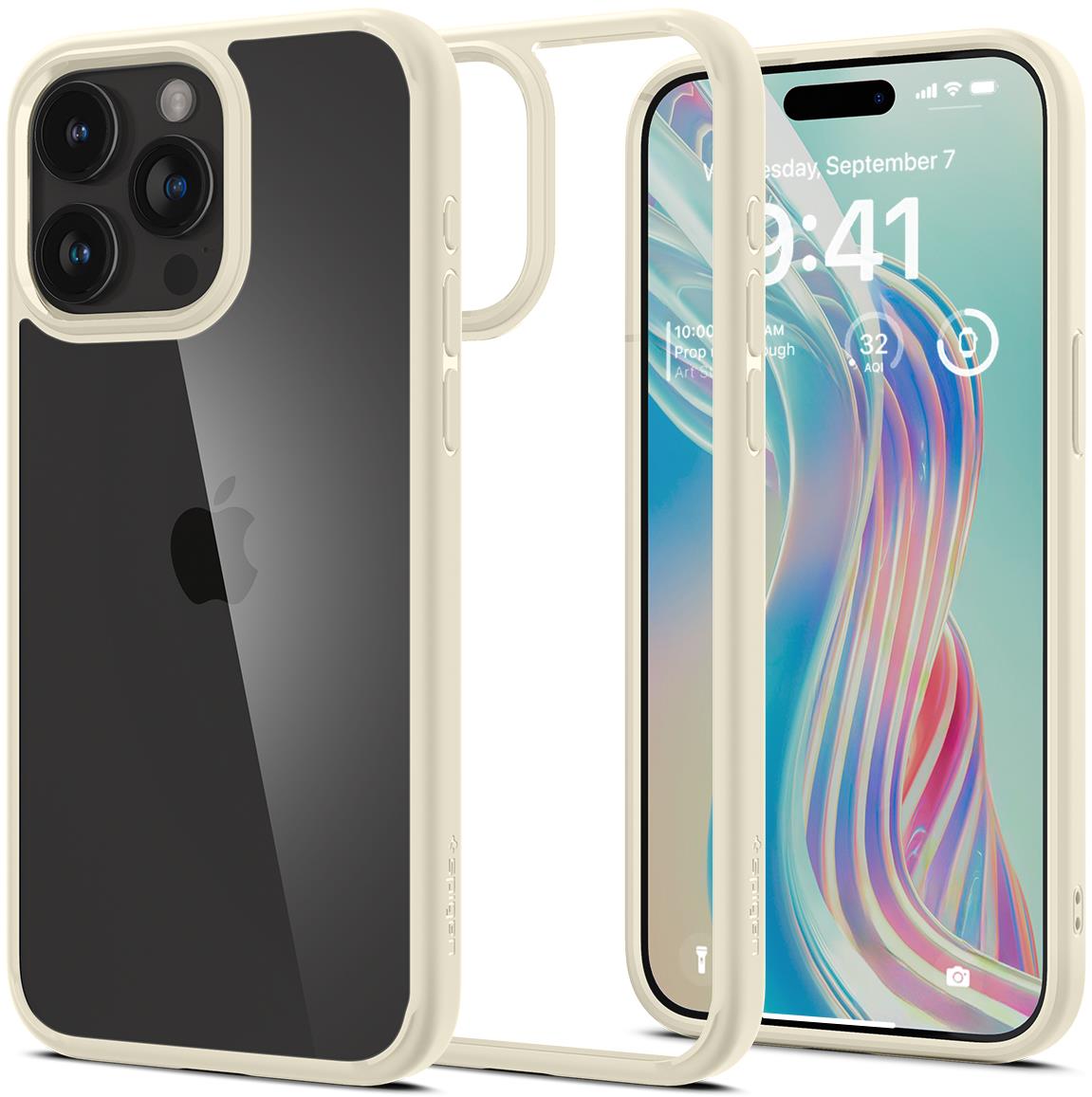 Spigen Ultra Hybrid Mute Beige iPhone 15 Pro