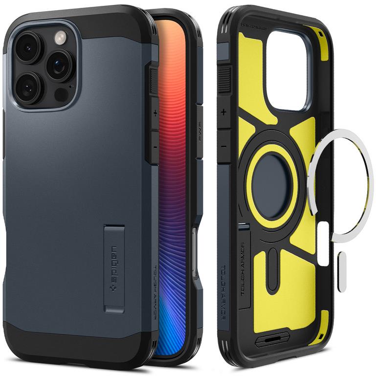Spigen Tough Armor MagSafe Metal Slate iPhone 16 Pro Max