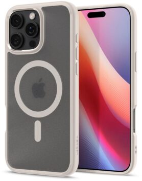 Spigen Ultra Hybrid MagSafe Frost Natural Titanium iPhone 16 Pro