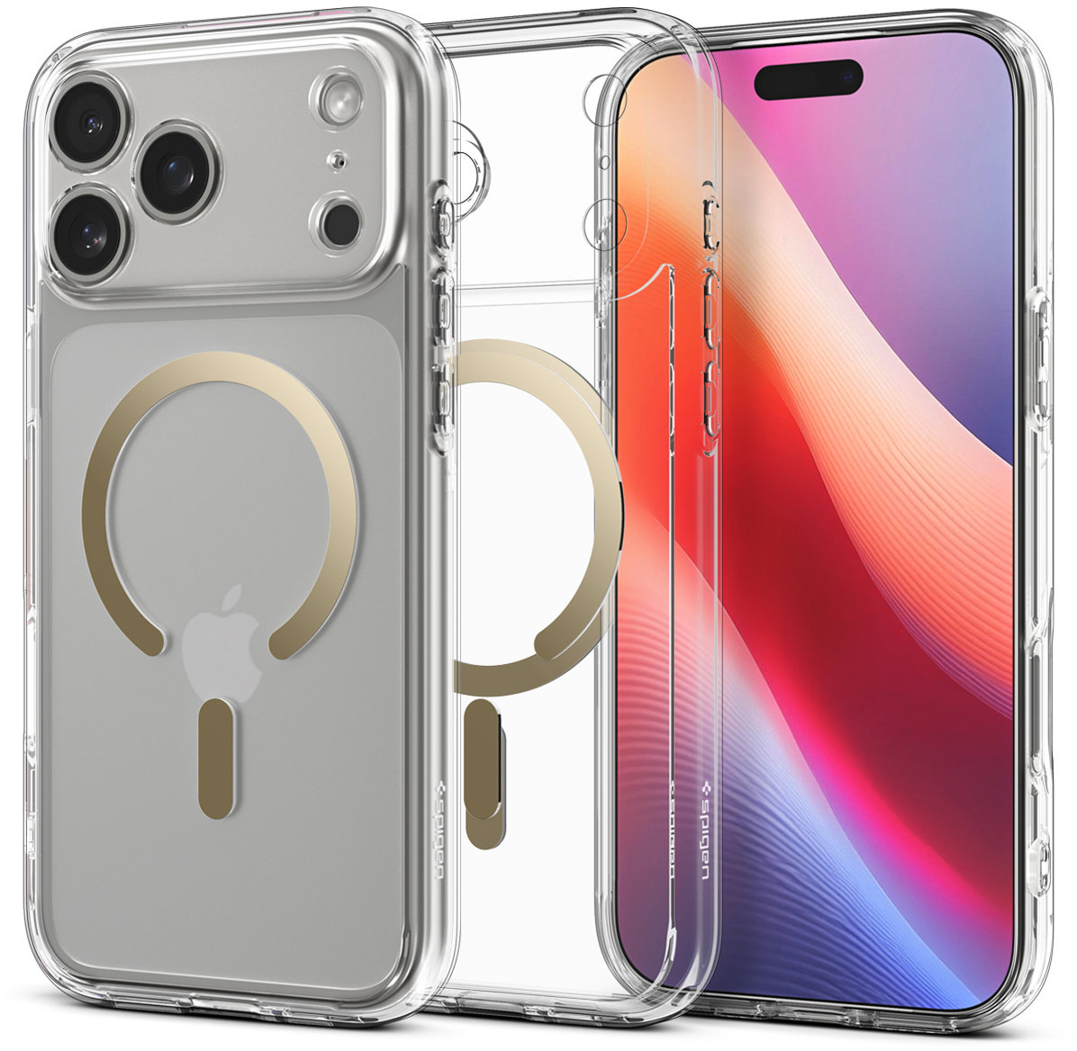 Spigen Ultra Hybrid MagSafe Clear Gold iPhone 17 Pro Max
