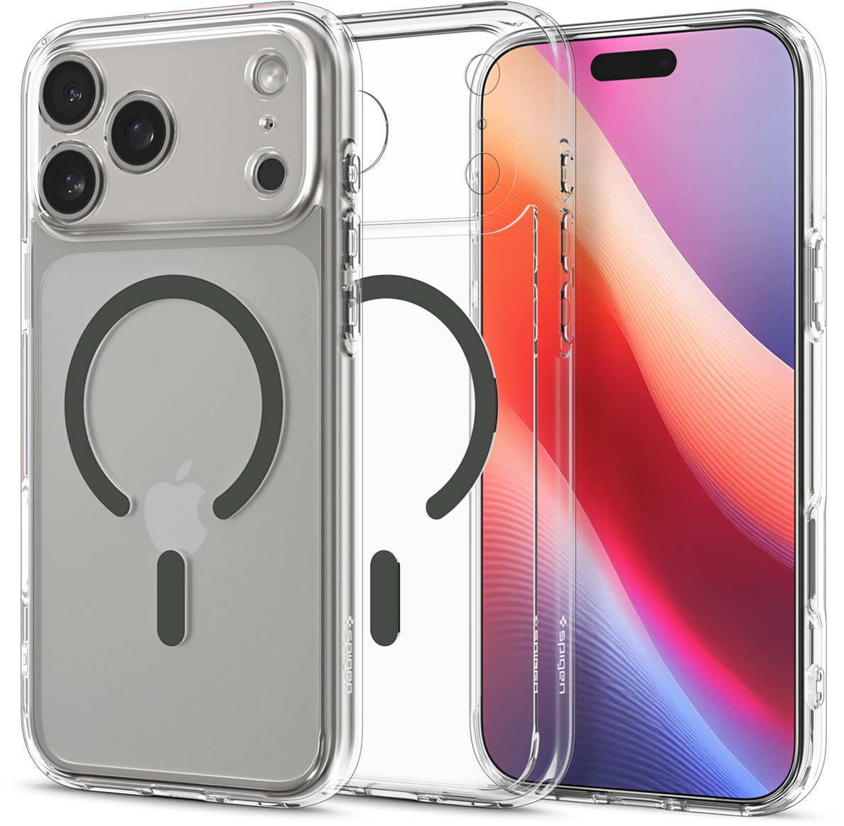 Spigen Ultra Hybrid MagSafe Clear Graphite iPhone 17 Pro Max