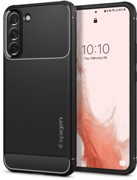 Spigen Rugged Armor Matte Black Samsung Galaxy S22 5G
