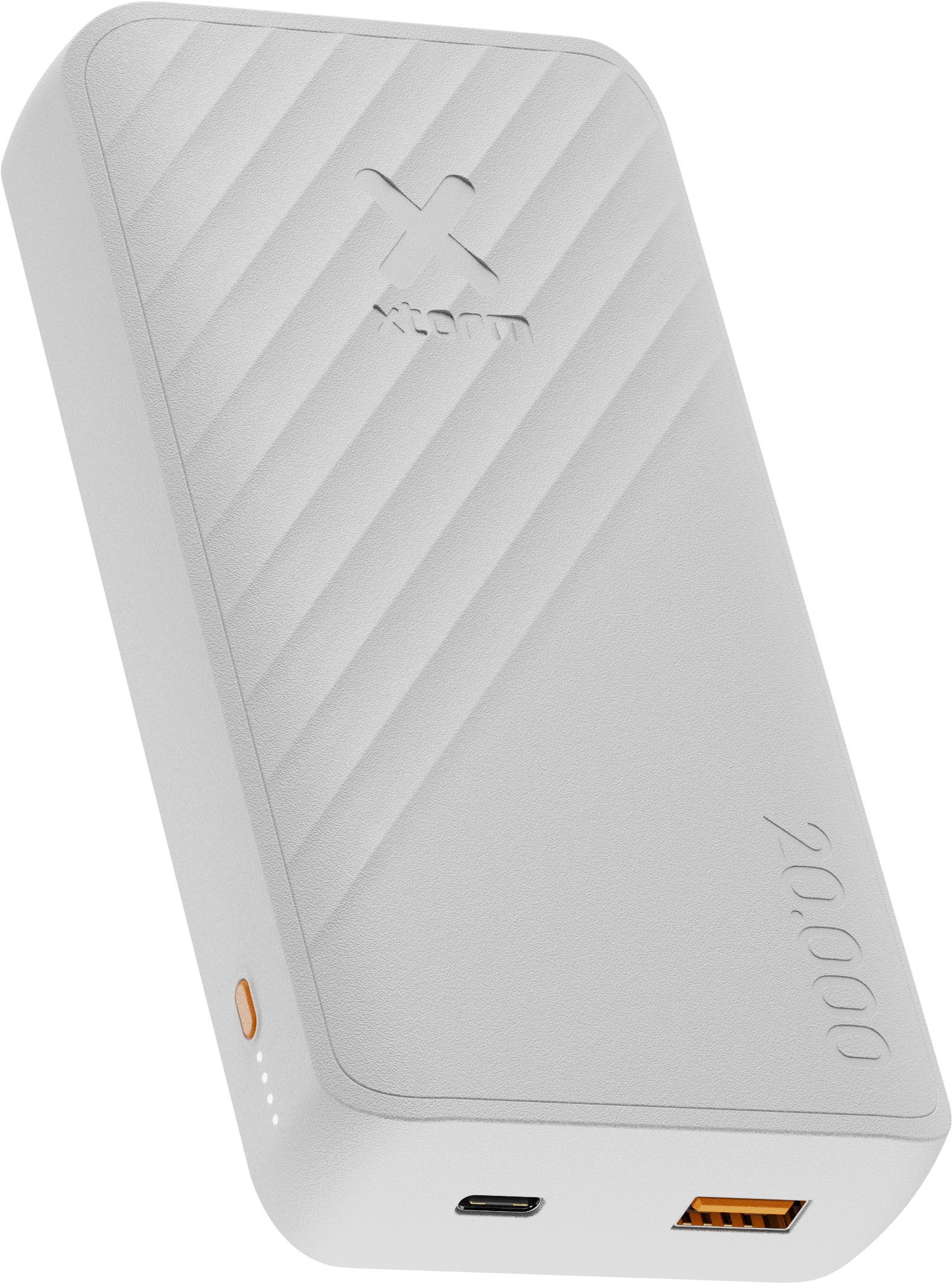 Xtorm 15W Go2 Powerbank 20.000mAh - Ash White