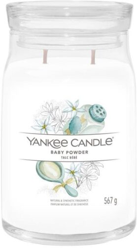 YANKEE CANDLE Signature sklo 2 knoty Baby Powder 567 g