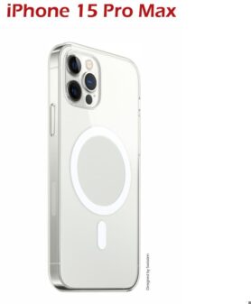 Swissten Clear Jelly MagStick pro Apple iPhone 15 Ultra transparentní