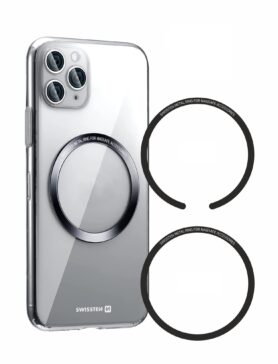 Swissten set kovových podložek pro MagSafe pouzdra