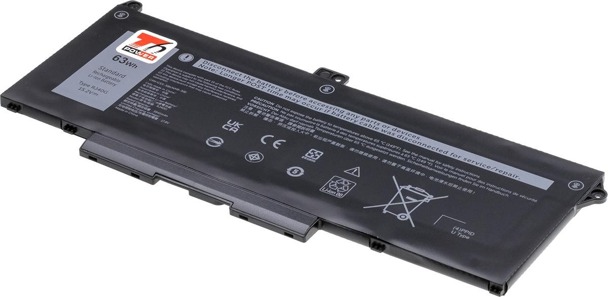 T6 Power pro Dell Latitude 5520, Li-Poly, 15,2 V, 4100 mAh (63 Wh), černá