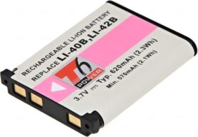 T6 power Olympus Li-40B, Li-42B, D-Li63, 620mAh, černá