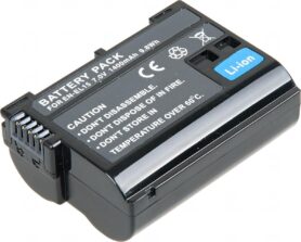 T6 power Nikon EN-EL15, 1400mAh, černá