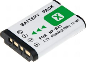 T6 power Sony NP-BX1, 1080mAh, 3,9Wh, šedá