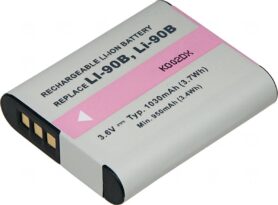 T6 power Olympus Li-90B, Li-92B, 900mAh, 3,3Wh, černá
