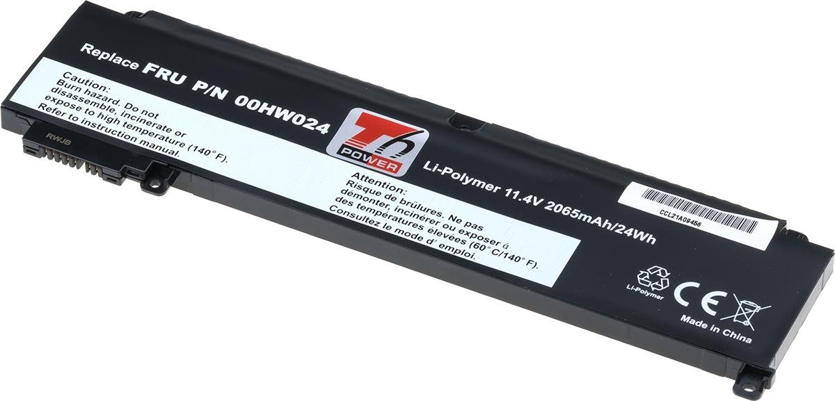 T6 Power pro notebook Lenovo 00HW024, Li-Poly, 11,4 V, 2065 mAh (24 Wh), černá