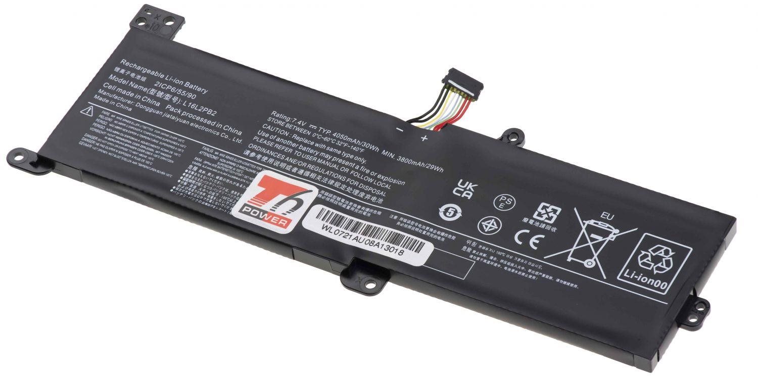 T6 Power pro Lenovo IdeaPad 330-15IKB Touch, Li-Poly, 7,4 V, 4050 mAh (30 Wh), černá
