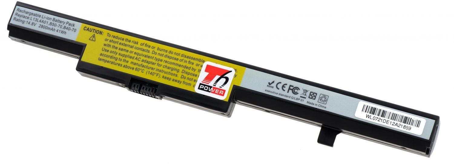 T6 Power pro notebook Lenovo L13L4A01, Li-Ion, 14,8 V, 2600 mAh (38 Wh), černá