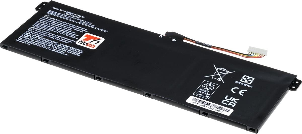 T6 Power pro Acer Aspire 3 A315-56, Li-Ion, 11,25 V, 4470 mAh (50 Wh), černá