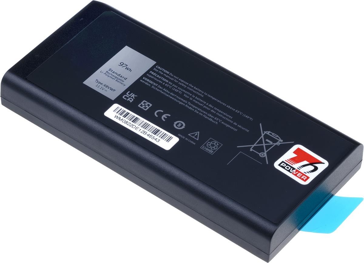 T6 Power pro notebook Dell X8VWF, Li-Ion, 11,1 V, 8700 mAh (97 Wh), černá