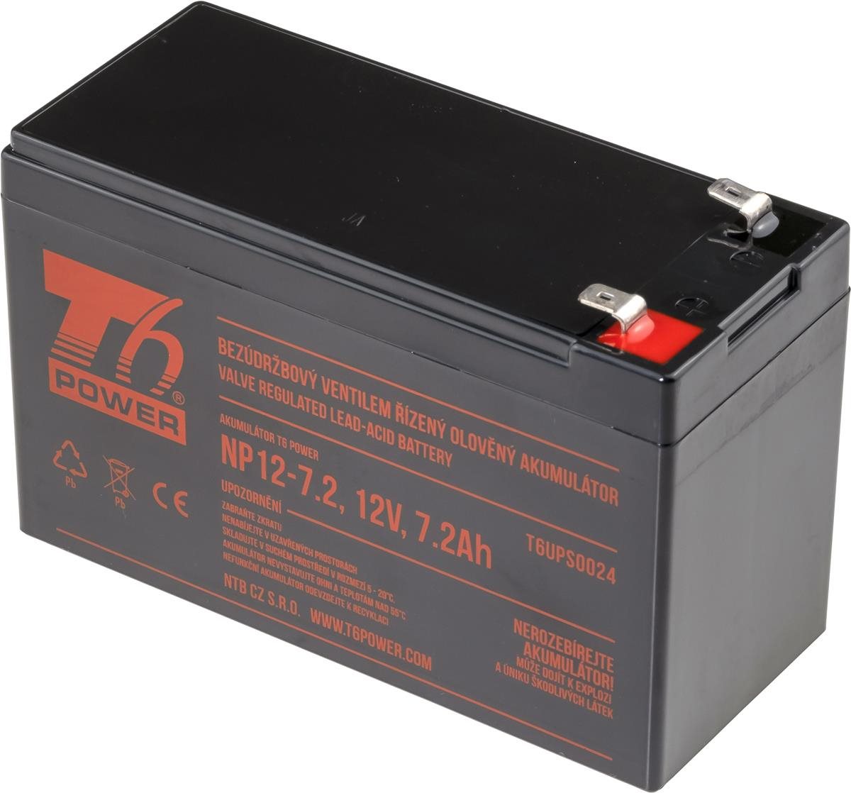 Sada baterií T6 Power pro APC Back-UPS RS 500, VRLA, 12 V