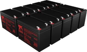 Sada baterií T6 Power pro APC Symmetra LX, VRLA, 12 V
