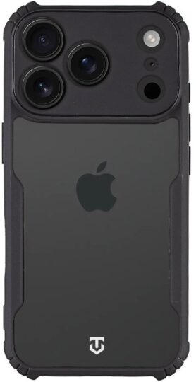 Tactical Quantum Stealth Kryt pro Apple iPhone 17 Pro Clear/Black