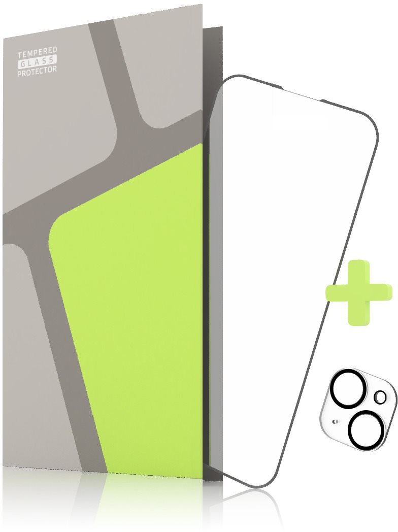 Tempered Glass Protector rámečkové pro iPhone 14 + sklo na kameru