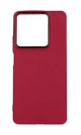 TopQ Kryt Frame Xiaomi Redmi Note 14 malinový 135299