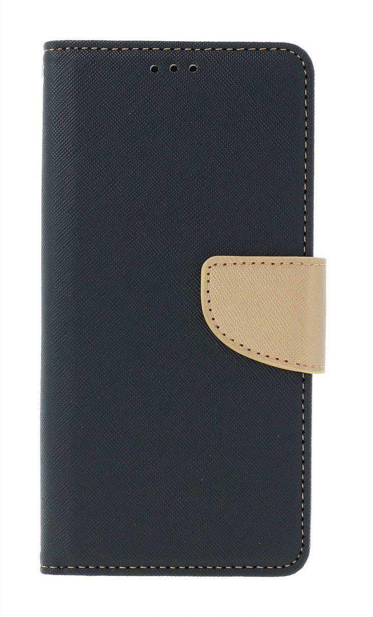 TopQ Pouzdro Xiaomi Redmi Note 13 knížkové černo-zlaté 130646
