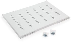 Triton RAX-UP-750-H4 - 19“ Police perforovaná 1U 750mm, nosnost 150kg