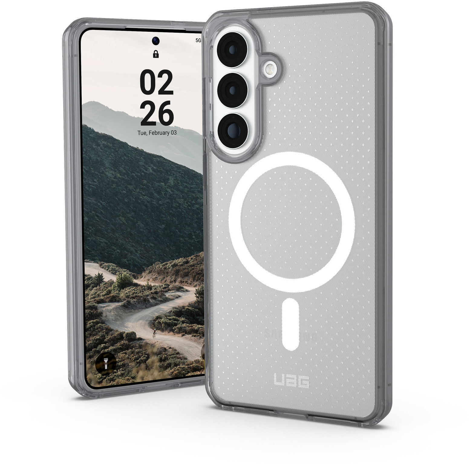 UAG Dot True Clear Ice Ash Samsung Galaxy S26+