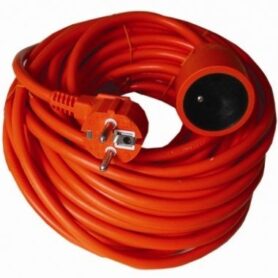 PremiumCord prodlužovací 30m 230V, oranžový