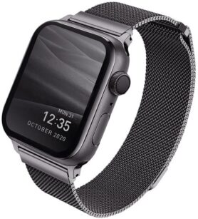 Uniq Dante pro Apple Watch 42/44/45/Ultra 49mm grafitový