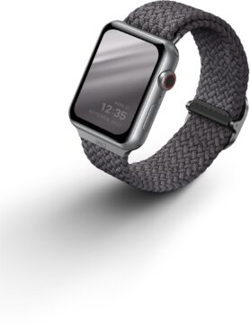 Uniq Aspen Braided řemínek pro Apple Watch 40/38mm šedý