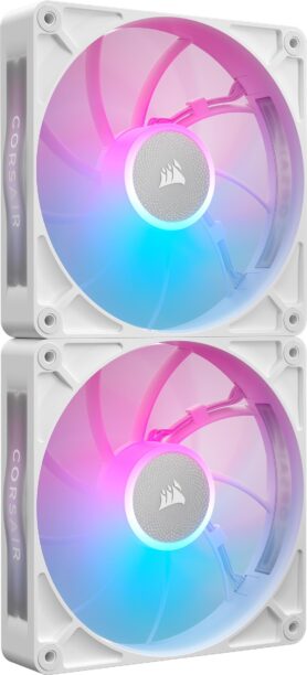 Corsair iCUE LINK RX140 RGB MAX White Dual Fan Kit