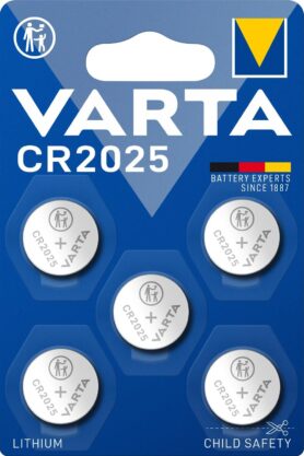 VARTA speciální lithiová baterie CR2025 5ks