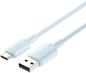 Vention USB 2.0 A Male to C Male 3A Cable 2M Blue PVC Type