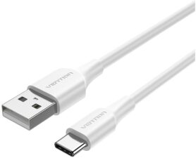 Vention USB 2.0 to USB-C 3A Cable 1.5M White